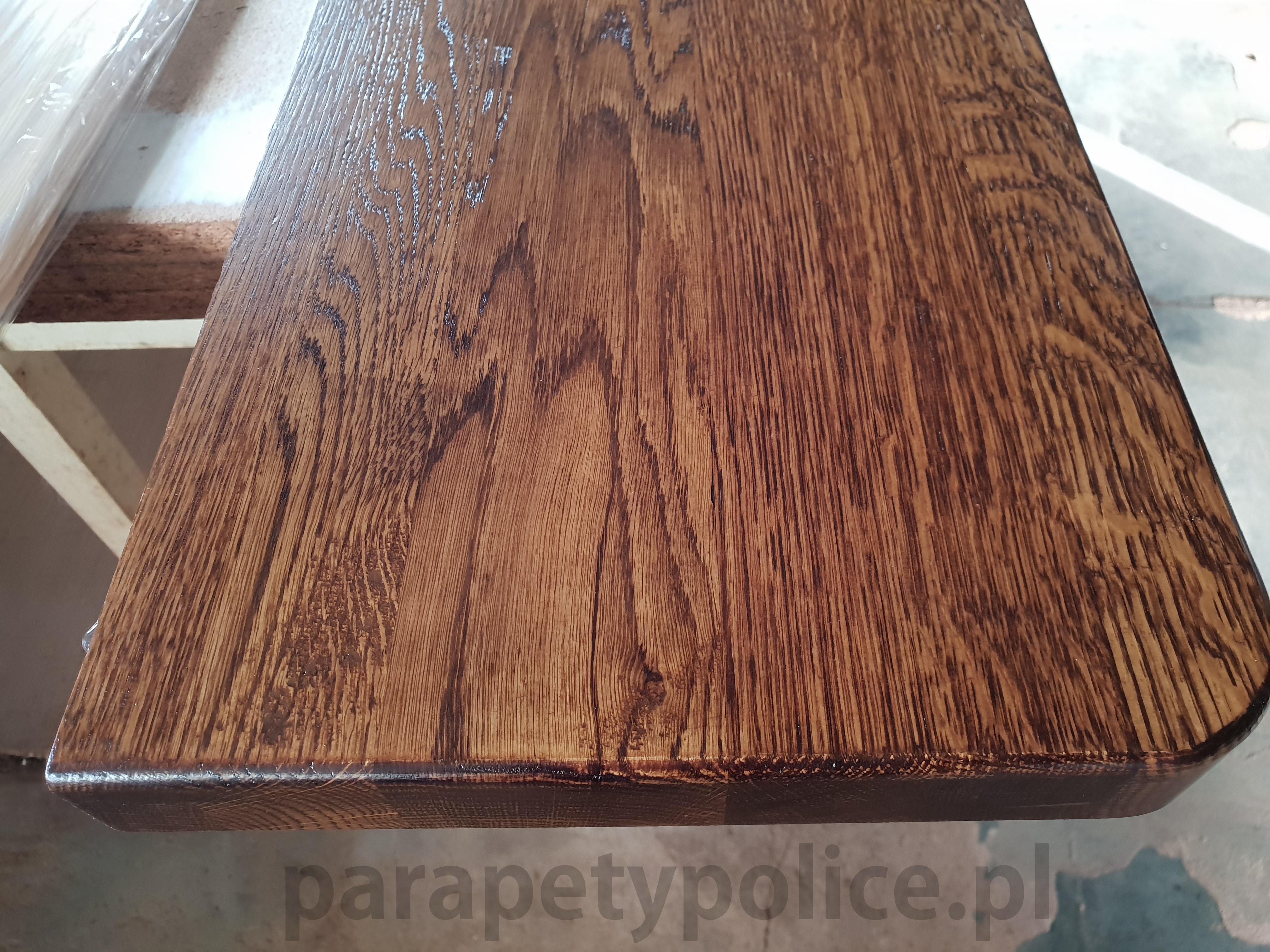 parapety drewniane